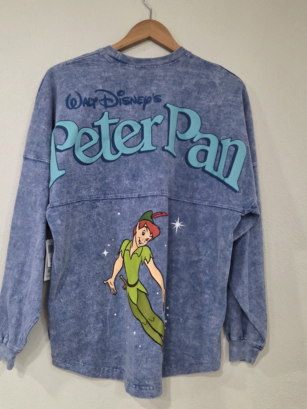 Disney Peter Pan Vintage-Style Mineral Wash Sweatshirt - Blue
